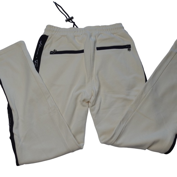 Homme + Femme Signature Track Pants Cream Size Small NWT Men Women jogger - Picture 9 of 13